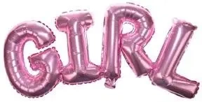 Balon foliowy napis Girl - Arpex