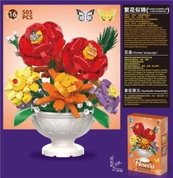 Klocki 505el Kwiaty - Merkpol