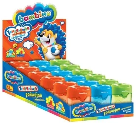 Temperówka podwójna z pojemnikiem (18szt) BAMBINO - ST-MAJEWSKI