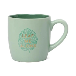Kubek Vintage Sass Leaf Me Alone w pudełku - DESIGNWORKS INK