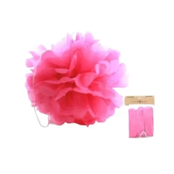 Ozdoba papierowa pompon różowa 25cm 3szt - Penword