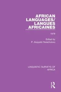 African Languages/Langues Africaines - Nwachukwu P. Akụjụobi