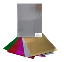 Karton metaliczny kolorowy 250g B4 5 arkuszy - Galeria Hobby