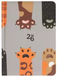 Kalendarz tygodniowy 2026 B6 Łapki ALBI - praca zbiorowa