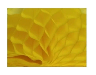 Bibuła przestrzenna żółta 20x33cm - Galeria Hobby