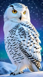 Diamentowa Mozaika Sowa śnieżna NO-2002228 - Norimpex