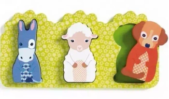 Puzzle drewniane, zwierzęta domowe