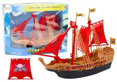 Statek piracki ze światlem i dźwiękiem - Leantoys