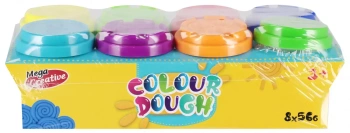 Masa Plastycz 8 kolorów 56g 23x7x11 Doh Mc Tub 24/48