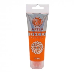 Farba akrylowa Deco Artea 75 ml tuba pomarańczowy - ASTRA art-pap