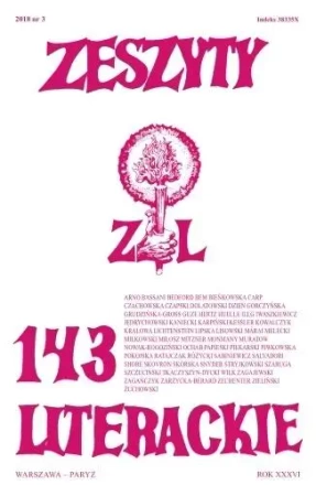 Zeszyty literackie 143 3/2018 - praca zbiorowa