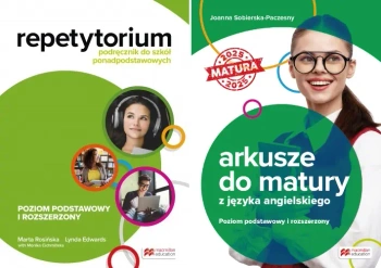 Repetytorium poziom podstawowy i rozszerzony +arkusze do matury Macmillan - Marta Rosińska, Lynda Edwards, Monika Cichmińska