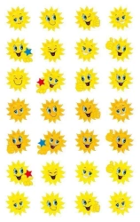 Naklejki papierowe - słoneczka - Zdesign