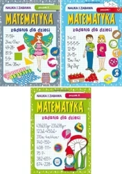 Matematyka. Zadania dla dzieci Poziom 1 2 3 - Beata Guzowska