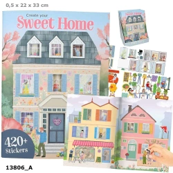 Zestaw kreatywny z naklejkami Sweet Home 13806A