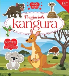 Naklejki iskierki z brokatem. Przyjaciele Kangura - praca zbiorowa