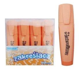 Zakreślacz pastelowy pomarańczowy (12szt) - Schemat
