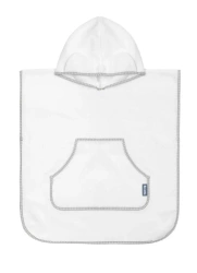 Ponczo kąpielowe biały 55x60cm - Sensillo