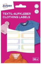 Naklejki na ubrania - 46x13 mm 2 ark/36 naklejek - Zdesign