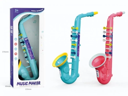 Saksofon 33,2x8,2x13cm MIX - Madej