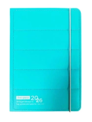 Kalendarz 2026 A5 LUX dzienny north face V2 turkusowy K-A5D NF - AVANTI