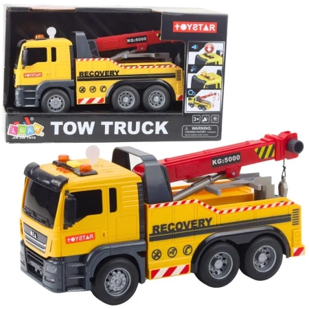 Ciężarówka budowlana z regulowanym dźwigiem - Leantoys