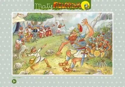 Puzzle 15 Mały Pielgrzym - Dawid i Goliat - Bernardinum