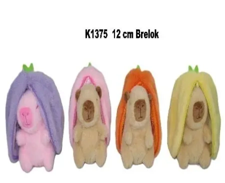 Kapibara brelok 12cm MIX - Sun-Day