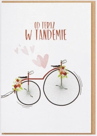 Karnet Ślub - Od teraz w tandemie - Nadwyraz