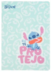 Disney Fashion. Zeszyt A5 60 kartek, kratka. Pastel Stitch 3 - Patio