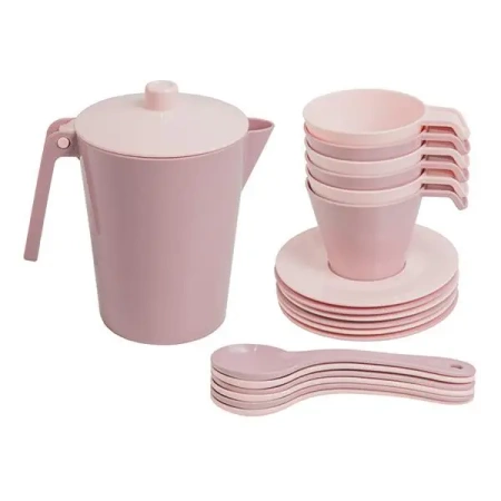 Różana Wata Cukrowa Serwis kawowy 19el - WADER