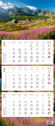 Kalendarz 2026 ścienny trójdzielny Góry - Wydawnictwo Wokół nas