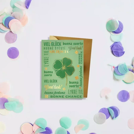 Karnet mini B8 Duża koniczyna - Henry