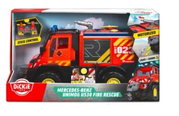 SOS Wóz strażacki Unimog U530 50 cm - Simba