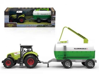 Traktor z przyczepą 1:36 światło dźwięk - Madej