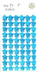 Stiker Gwiazdka piankowy niebieski - Galeria Hobby