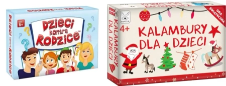 ZESTAW DZIECI KONTRA RODZICE KALAMBURY ŚWIĄTECZNE
