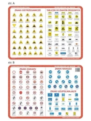 Podkładka edu. 059 - Znaki ostrzegawcze, zakazu... - Visual System
