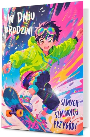 Karnet B6 Urodziny - Pan Dragon