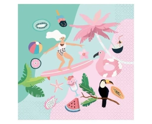 Serwetki Summer Let's Party surfing 33x33cm 20szt - Godan