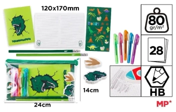 Zestaw do pisania dinozaur - MP Main Paper