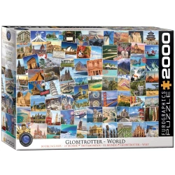 Puzzle 2000 Globetrotter World 8220-5480 - Eurographics
