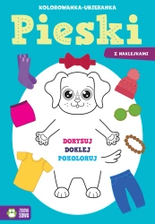 Kolorowanka-ubieranka. Pieski - Sylwia Czarnecka