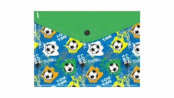 Teczka koperta A5 pp z nadrukiem football - BIURFOL