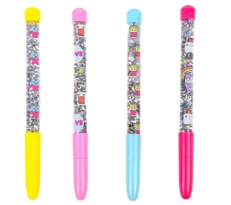 Długopis żel brokat mix CUBIE SQUAD - Canenco