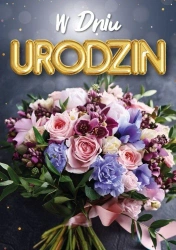 Karnet B6 3D Urodziny - Armin Style