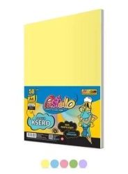 Papier ksero A4 160g 5 kolorów 50 arkuszy pastel - Alfa Pastello