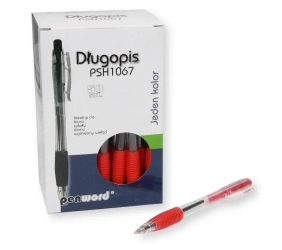 Długopis czerwony (50szt) - Penword