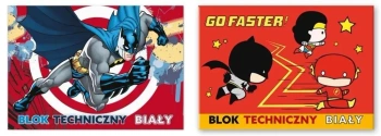Blok techniczny A4/10K biały Batman - Beniamin