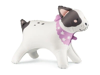 Stojący balon foliowy Buldog 75x57cm - PartyDeco